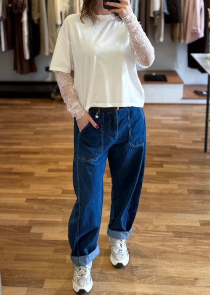 Jeans Balloon Stone Wash - SUSY MIX - MARYGIÒ
