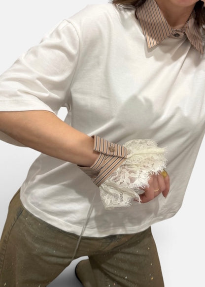 T-shirt Colletto+Polsini - SUSY MIX