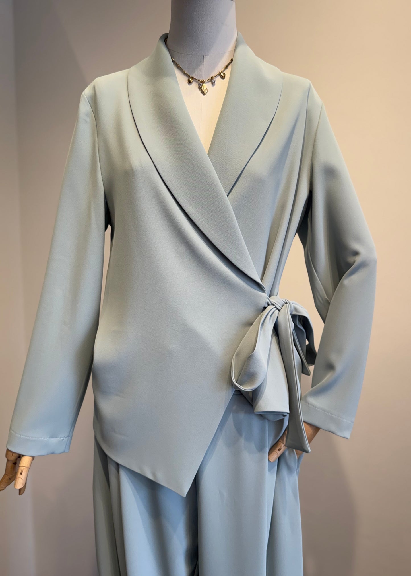 Tailleur Fluido Verde Acqua - SUSY MIX