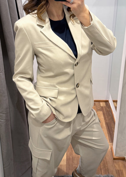 Giacca Monopetto Beige - SUSY MIX - MARYGIÒ