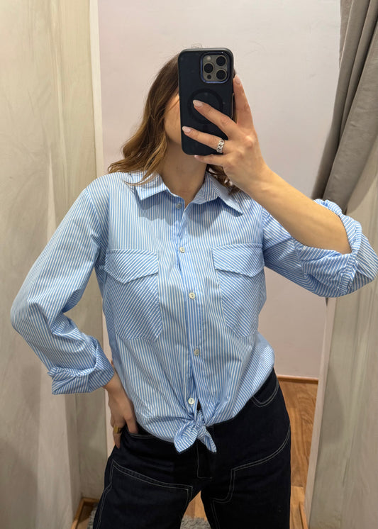 Camicia a Righe con Nodo - SUSY MIX - MARYGIÒ