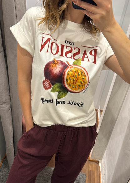 T-SHIRT “PASSION FRUIT” - SUSY MIX - MARYGIÒ