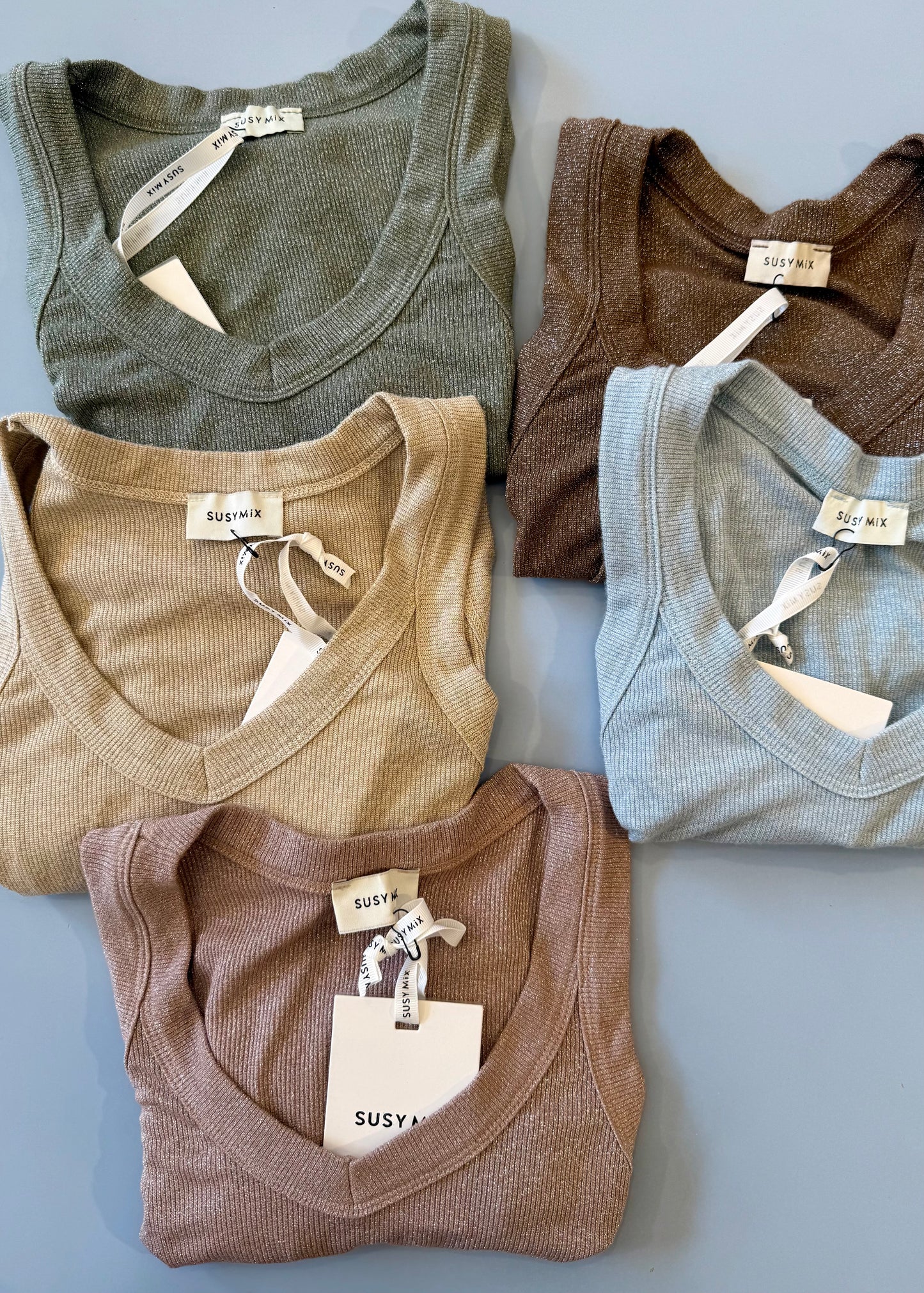 Canotta Costine Lurex | più colori - SUSY MIX - MARYGIÒ