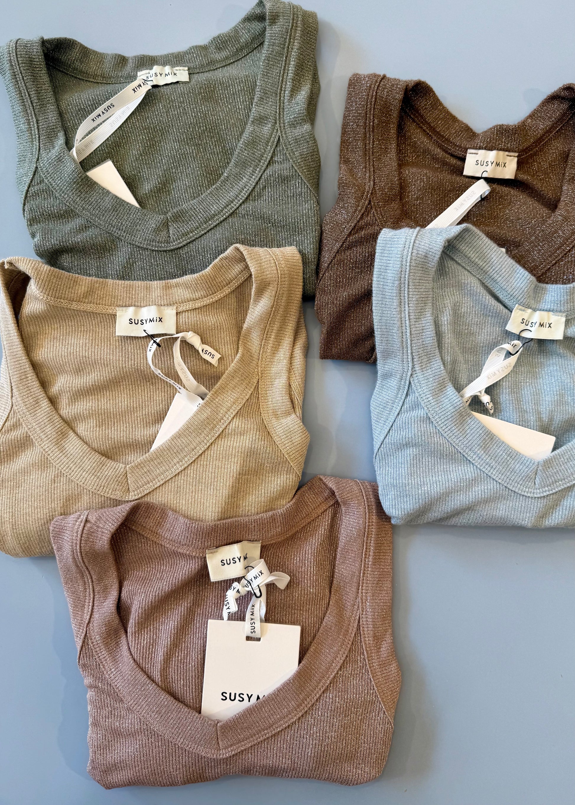 Canotta Costine Lurex | più colori - SUSY MIX - MARYGIÒ