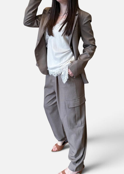 Pantalone Tasconato Fango - SUSY MIX - MARYGIÒ