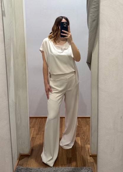 Coordinato Blusa e Pantalone Burro - SUSY MIX - MARYGIÒ