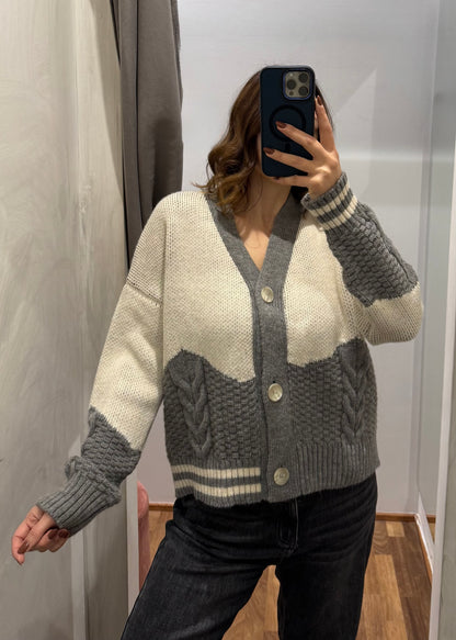 Cardigan Bicolor New York | più colori - SUSY MIX