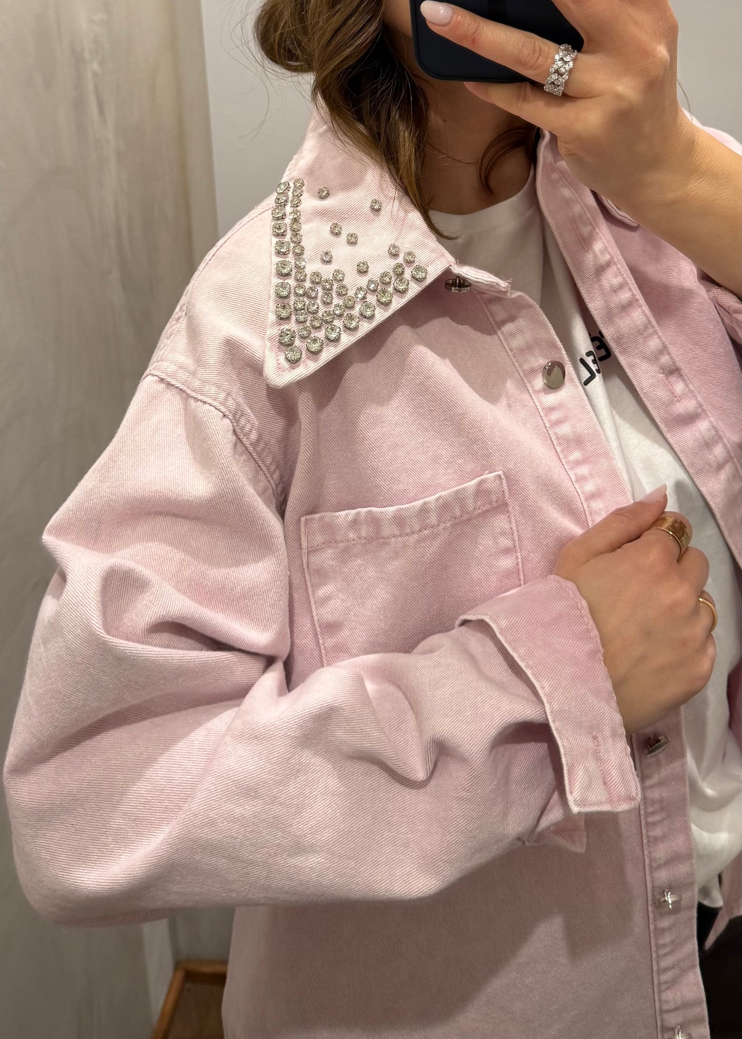 Camicia Denim Rosa - SUSY MIX - MARYGIÒ