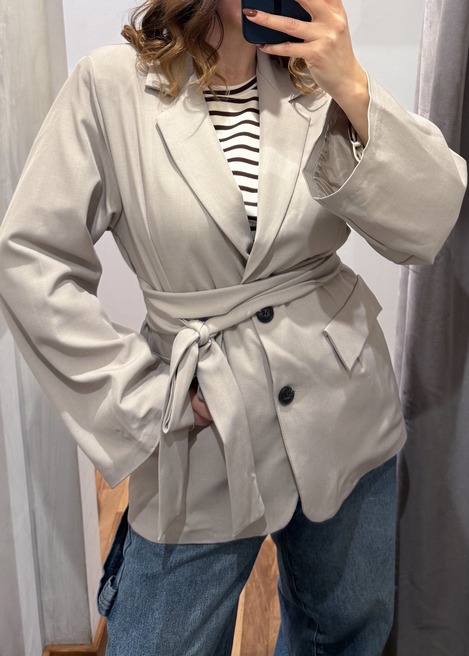 Blazer Kimono Fango - MARYGIÒ