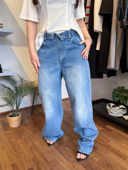 Jeans Baggy con Risvolto - SUSY MIX - MARYGIÒ