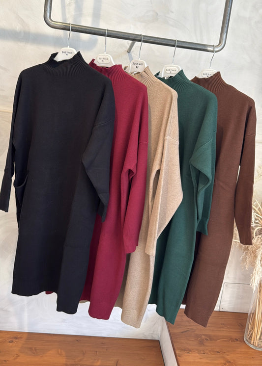ABITO IN MAGLIA COLLO ALTO - SUSY MIX - MARYGIÒ