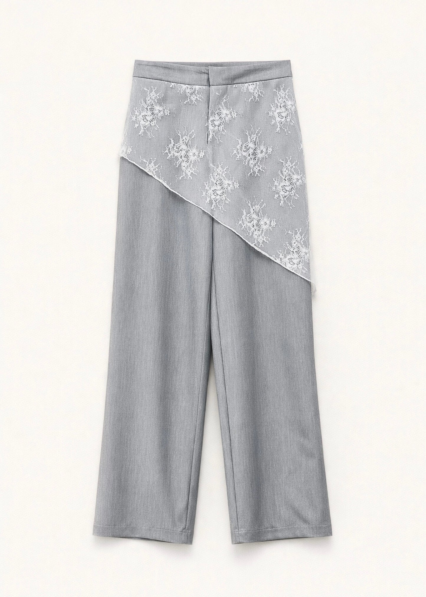 Pantalone Grigio con Bandana Pizzo - LUMINA - MARYGIÒ