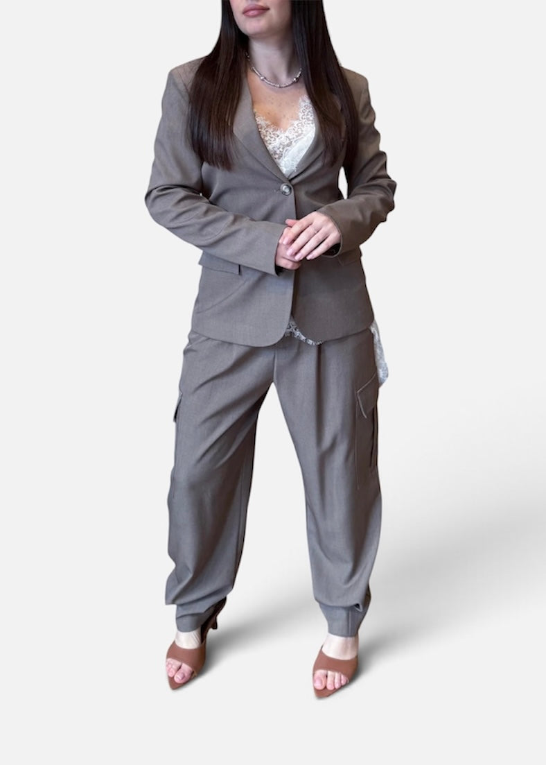 Pantalone Tasconato Fango - SUSY MIX - MARYGIÒ