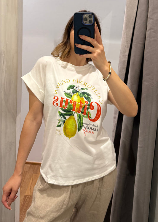 T-SHIRT “CITRUS” - SUSY MIX - MARYGIÒ