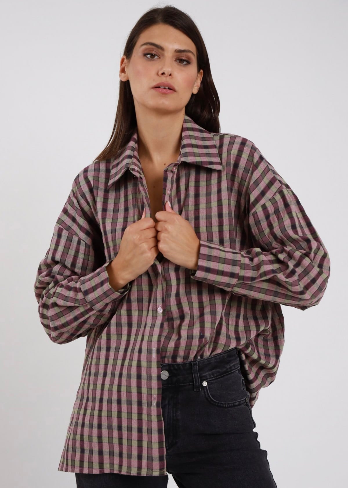 Camicia over a quadri | più colori - Susy Mix - MARYGIÒ
