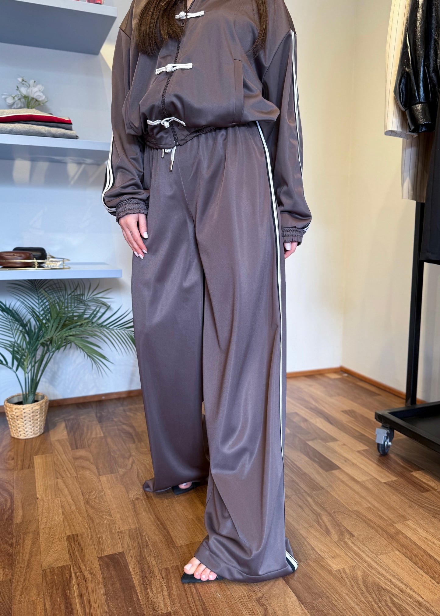 Pantalone Tuta con Bande Laterali Moro - SUSY MIX - MARYGIÒ