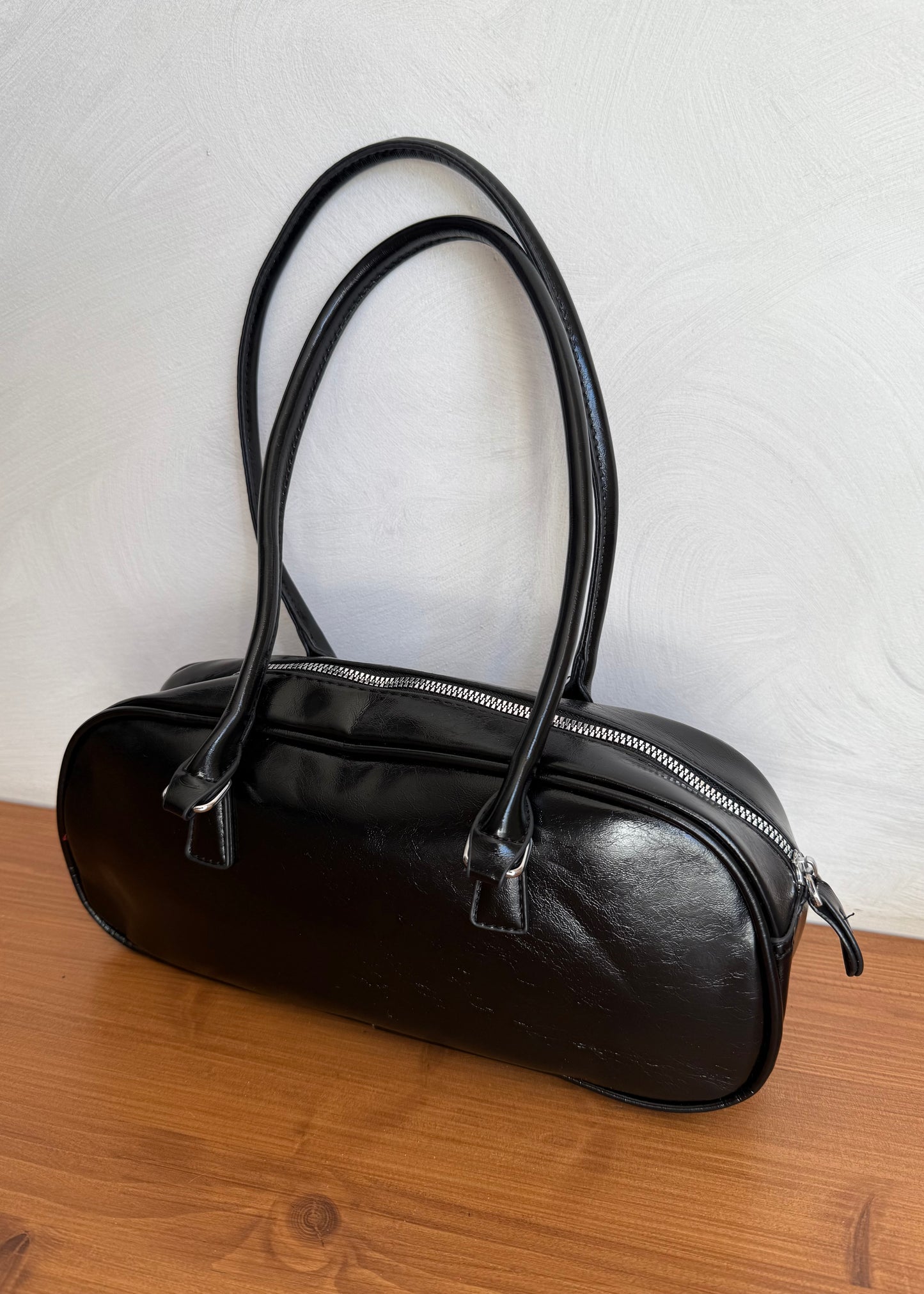 Borsa Baguette Nera