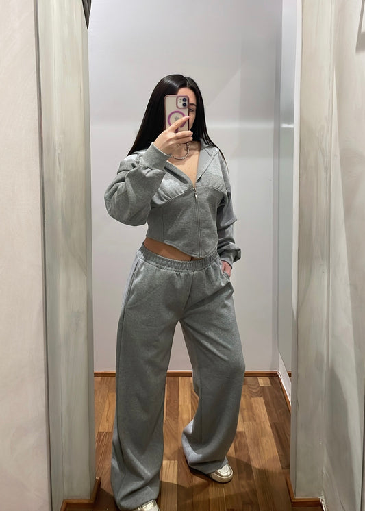 Set Tuta Corsetto Grigia