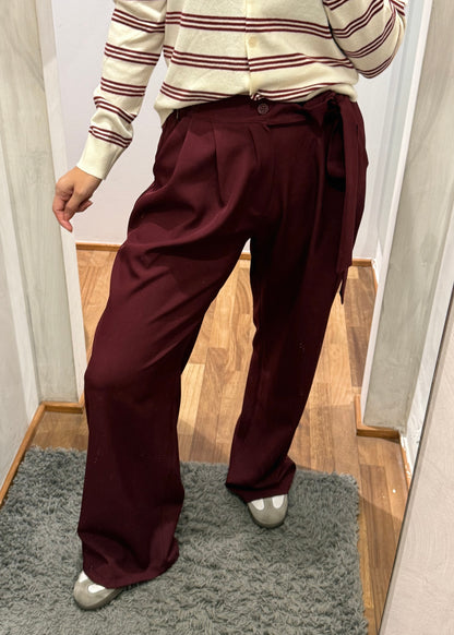 Pantalone Palazzo Con Cintura | più colori
