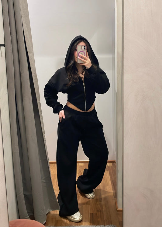 Set Tuta Corsetto Nera