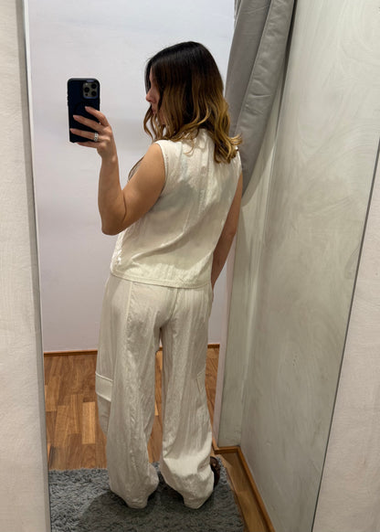Completo Gilet e Pantalone Panna - SUSY MIX - MARYGIÒ