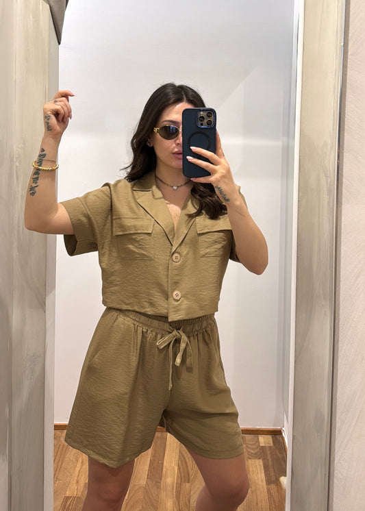 COORDINATO SHORT E CAMICIA (più colori) - SUSY MIX - MARYGIÒ