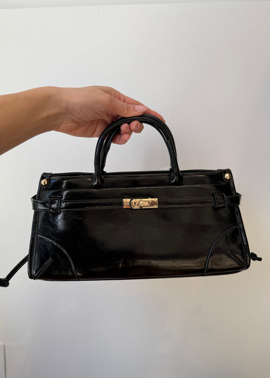 Borsa Baguette Nera