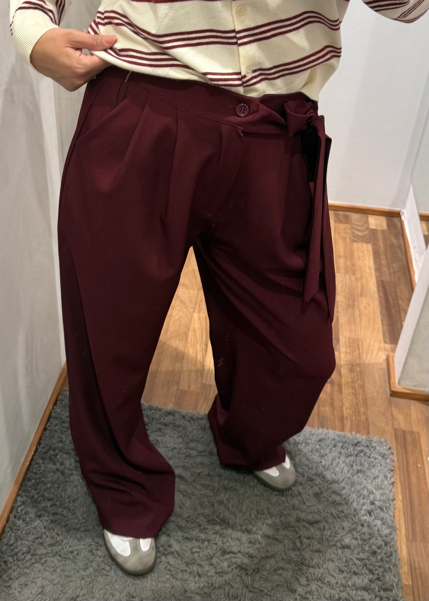 Pantalone Palazzo Con Cintura | più colori