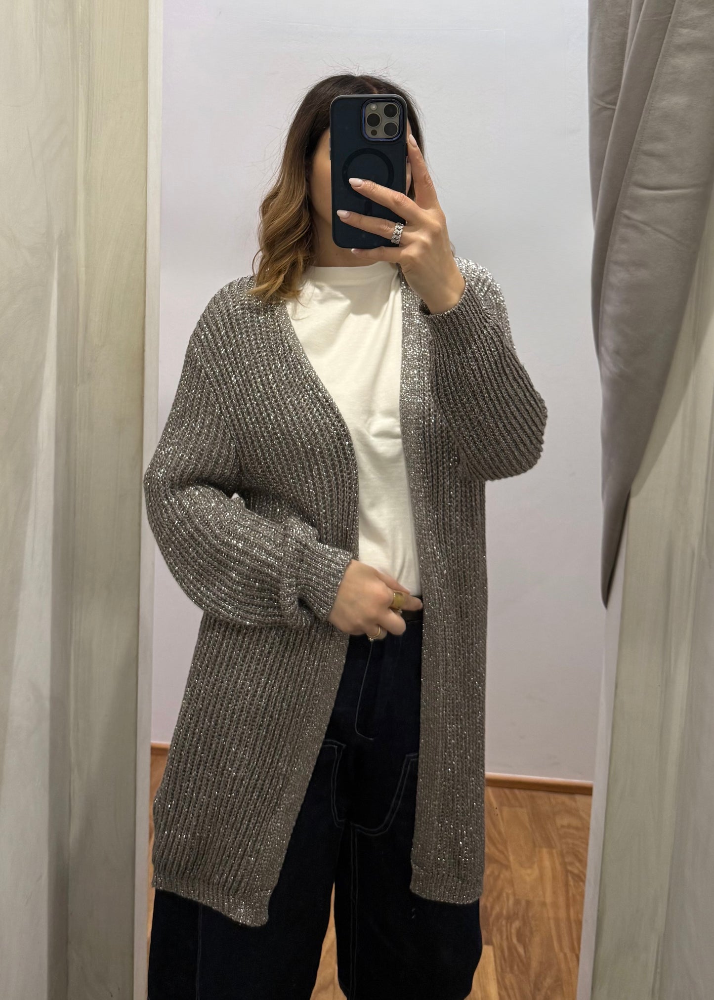 Cardigan Lurex Fango - SUSY MIX - MARYGIÒ