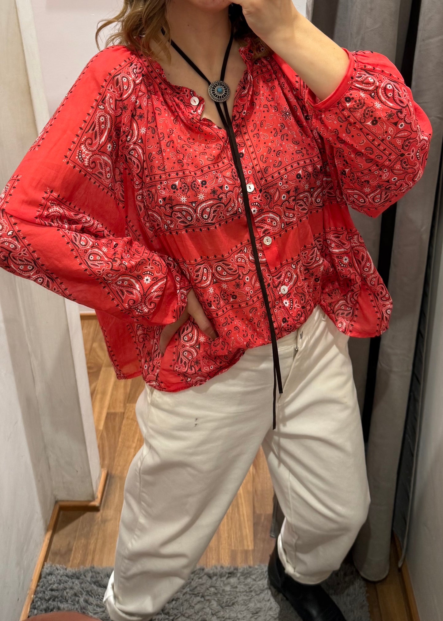 CAMICIA BANDANA + COLLANA BOLO - SUSY MIX - MARYGIÒ