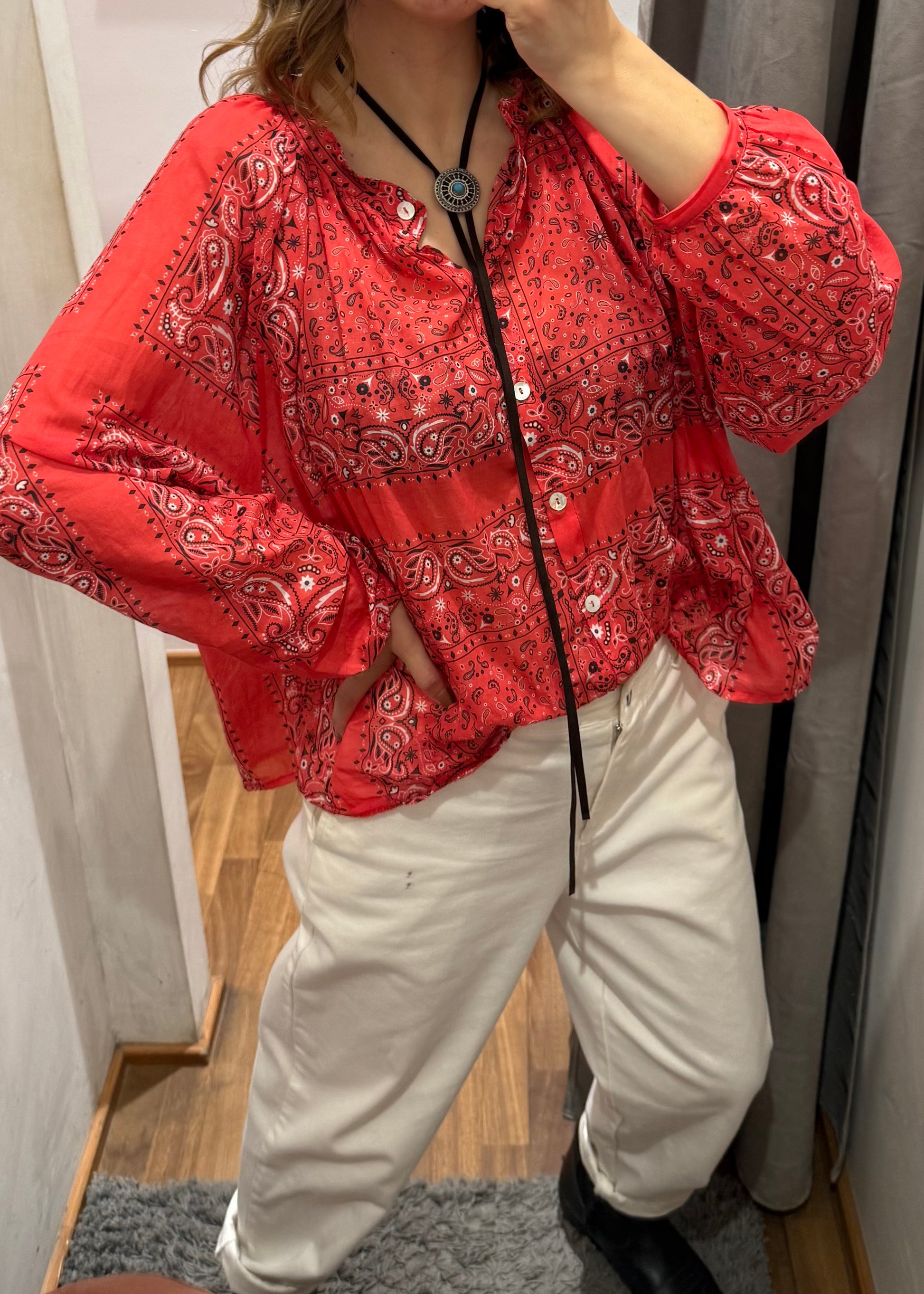CAMICIA BANDANA + COLLANA BOLO - SUSY MIX - MARYGIÒ