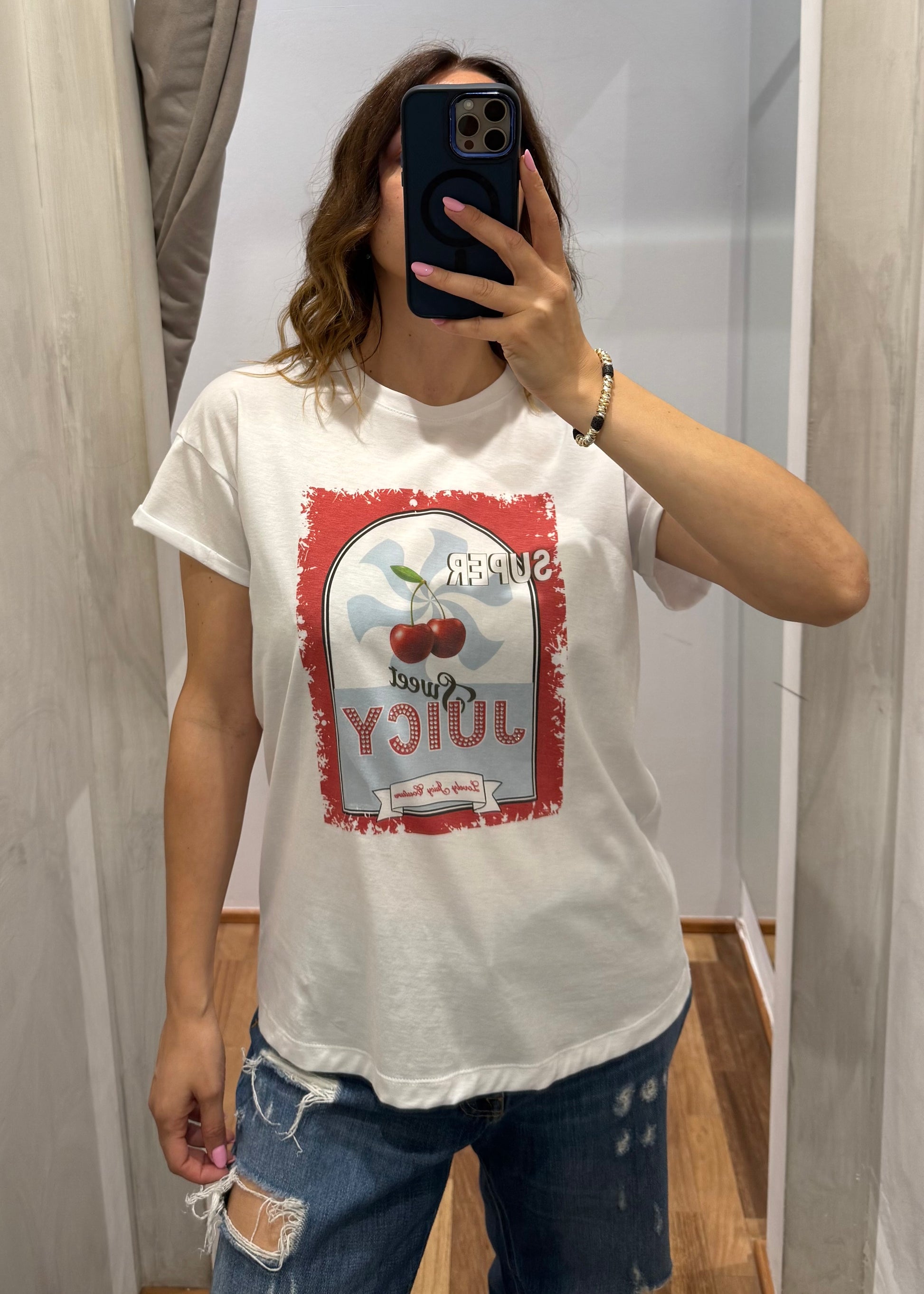 T-SHIRT “SUPER SWEET JUICY” - TENSIONE IN - MARYGIÒ