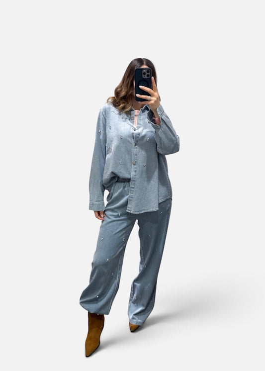 Completo Jeans Strass - SUSY MIX