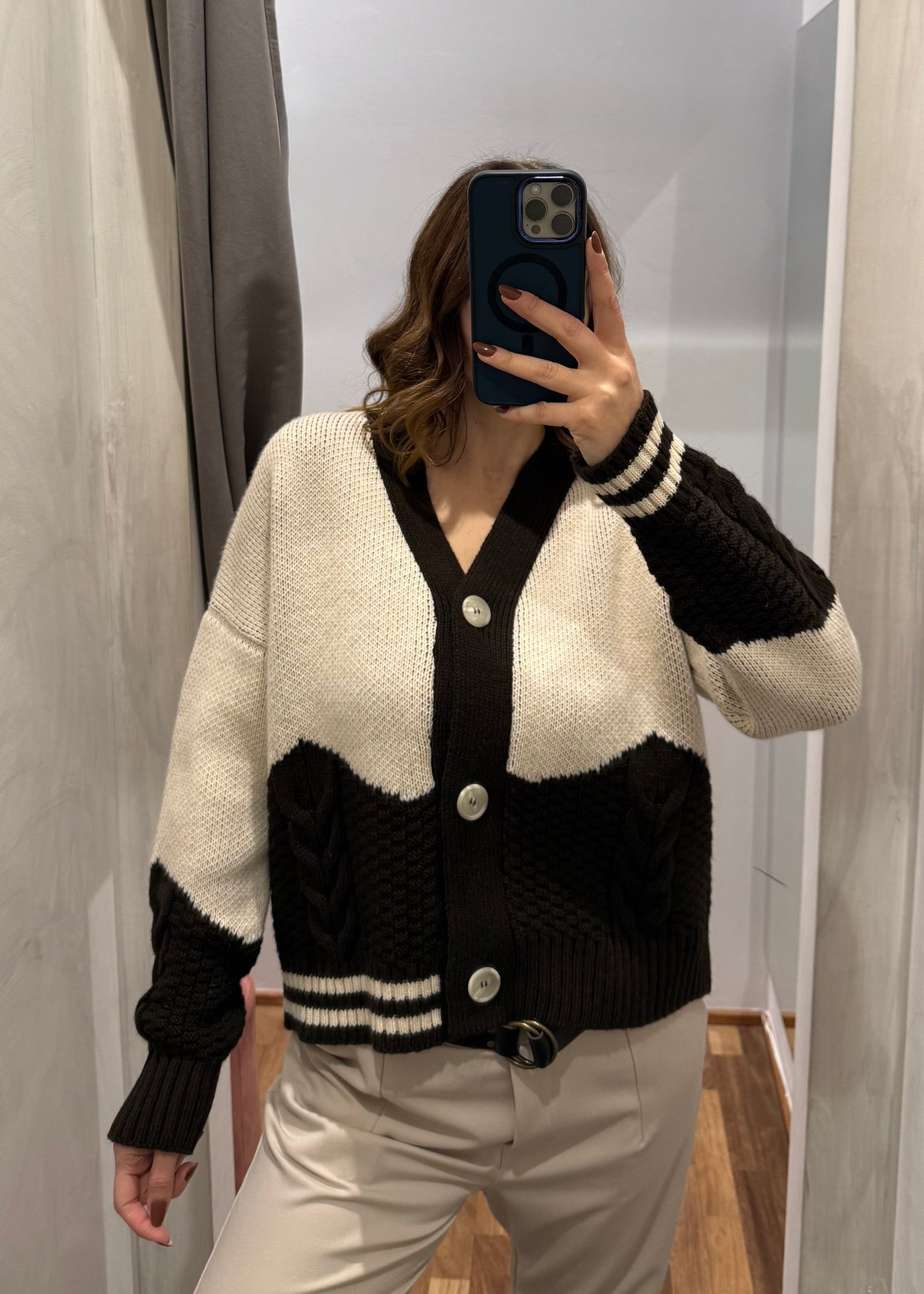 Cardigan Bicolor New York | più colori - SUSY MIX