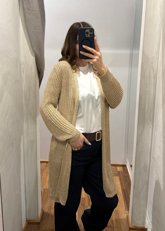 Cardigan Lurex Oro - SUSY MIX - MARYGIÒ