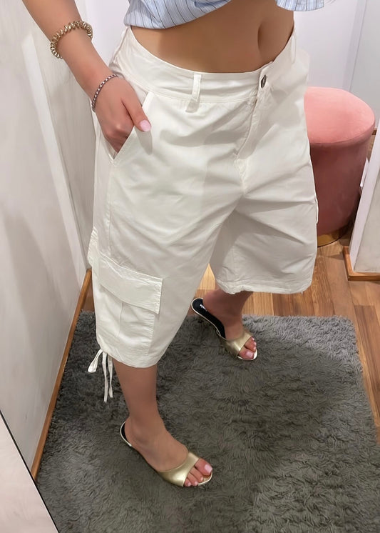 Bermuda Cargo Tasconi Bianco - SUSY MIX