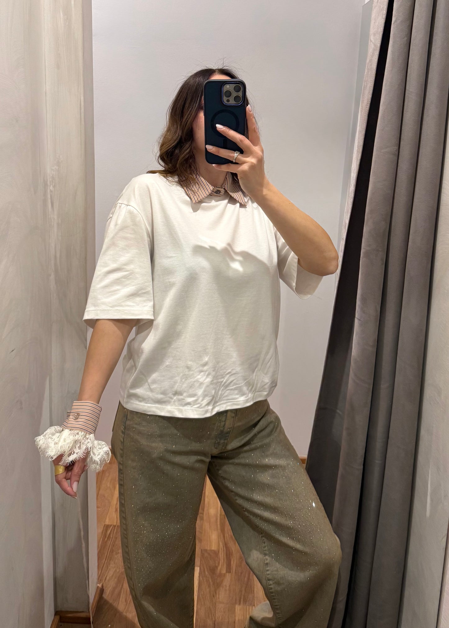 T-shirt Colletto+Polsini - SUSY MIX - MARYGIÒ