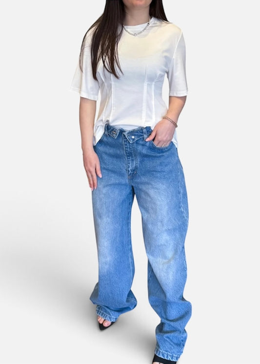 Jeans Baggy con Risvolto - SUSY MIX