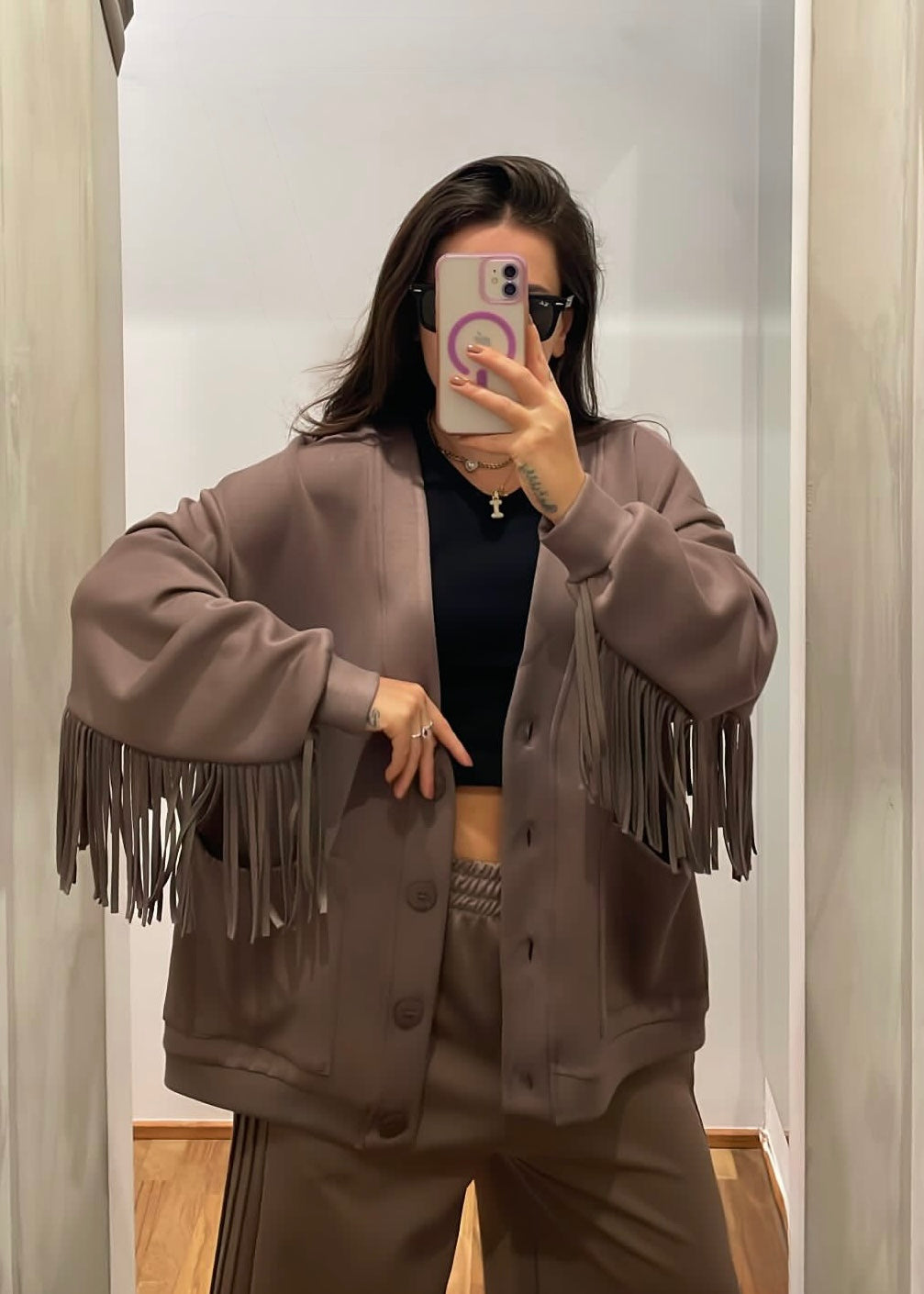 Cardigan Frange | più colori - LUMINA