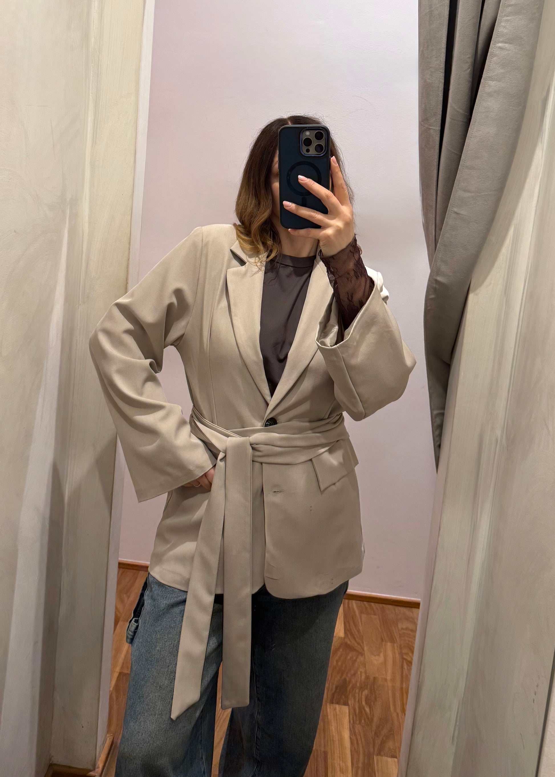 Blazer Kimono Fango - MARYGIÒ