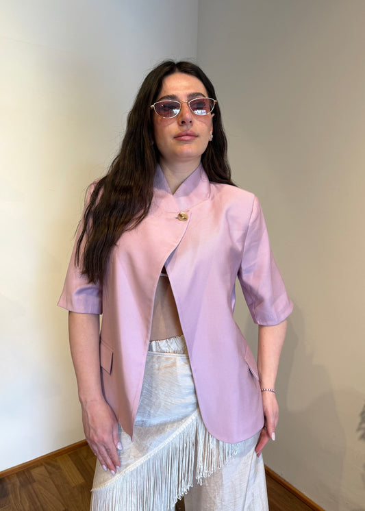 Giacca un Bottone Rosa - SUSY MIX
