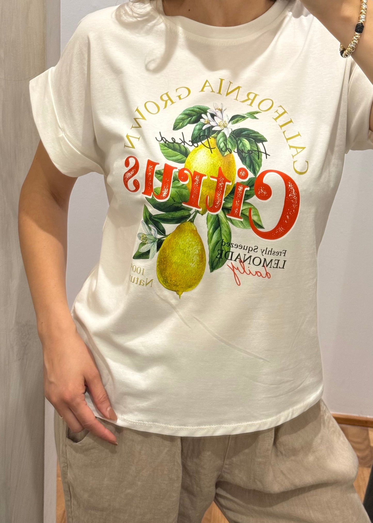 T-SHIRT “CITRUS” - SUSY MIX - MARYGIÒ