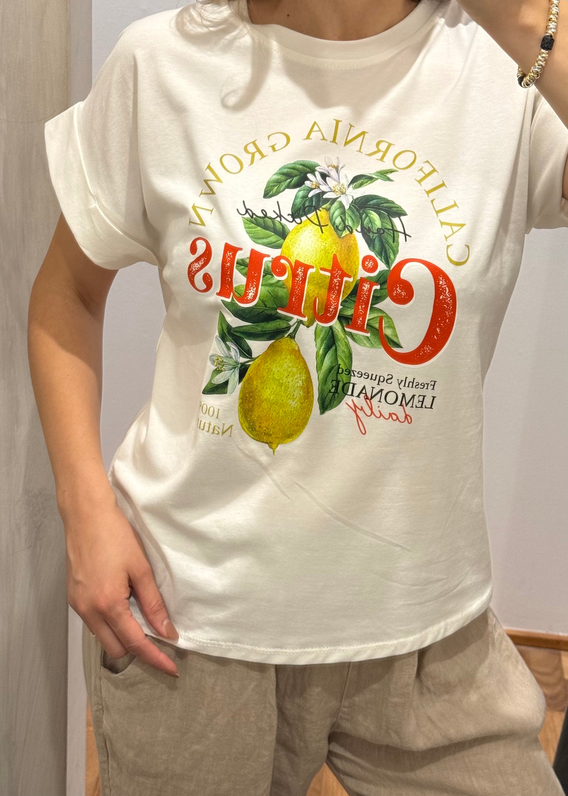 T-SHIRT “CITRUS” - SUSY MIX - MARYGIÒ