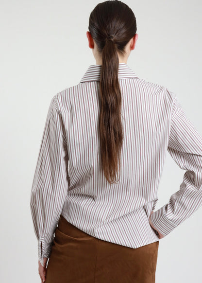 Camicia Gessata con Macramè - SUSY MIX - MARYGIÒ