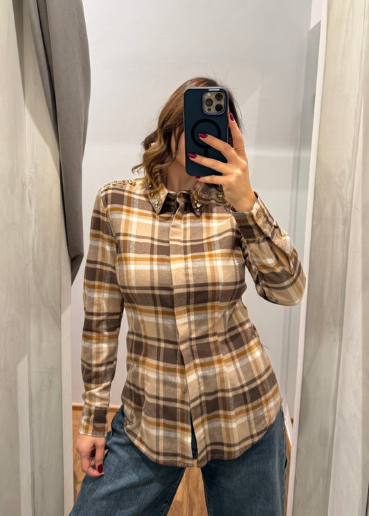 Camicia Check con Strass - SUSY MIX
