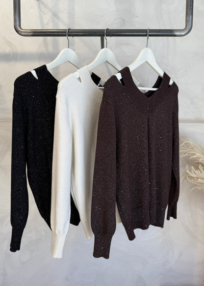 Maglia Cut Out Lurex | più colori - SUSY MIX