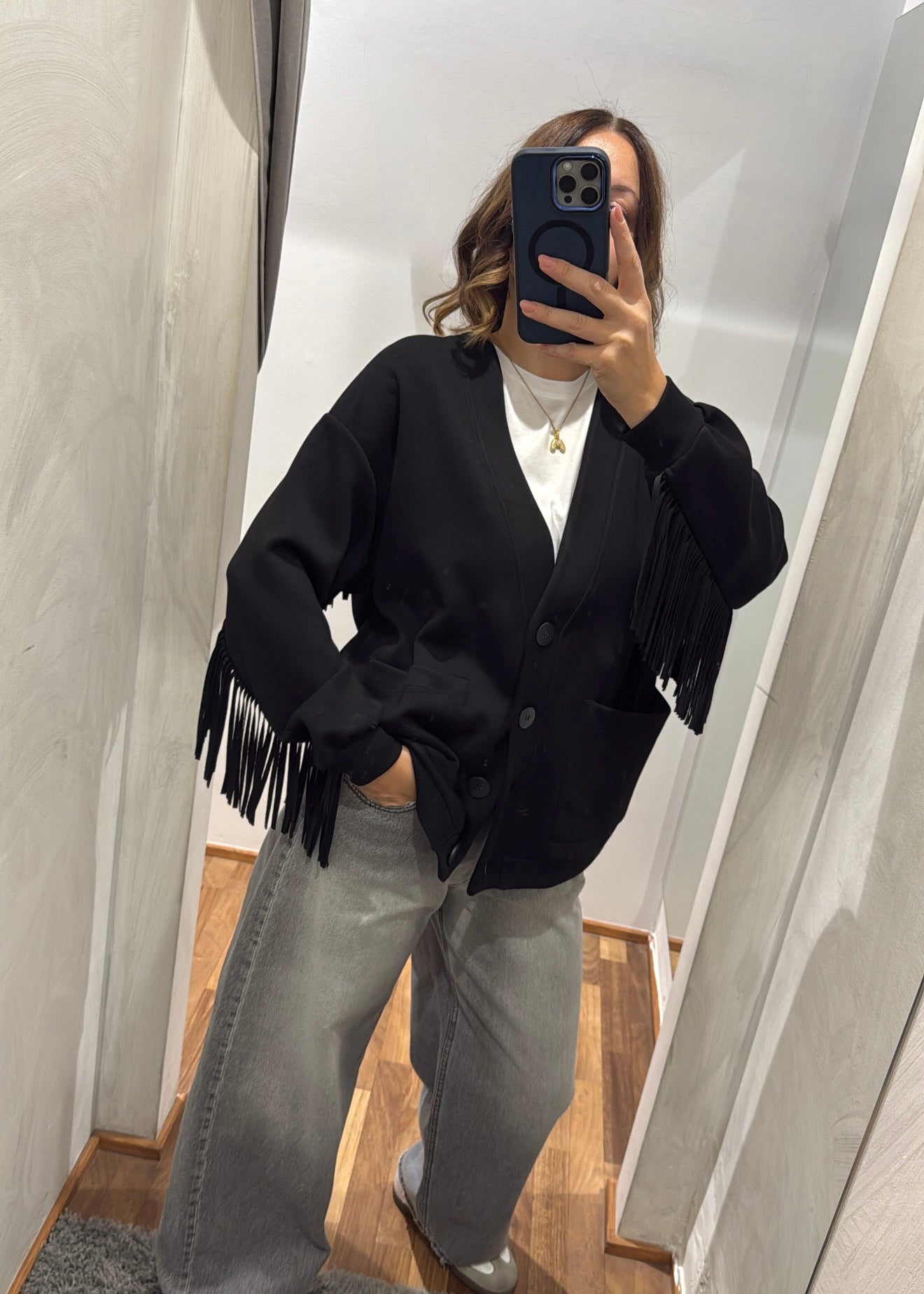 Cardigan Frange | più colori - LUMINA