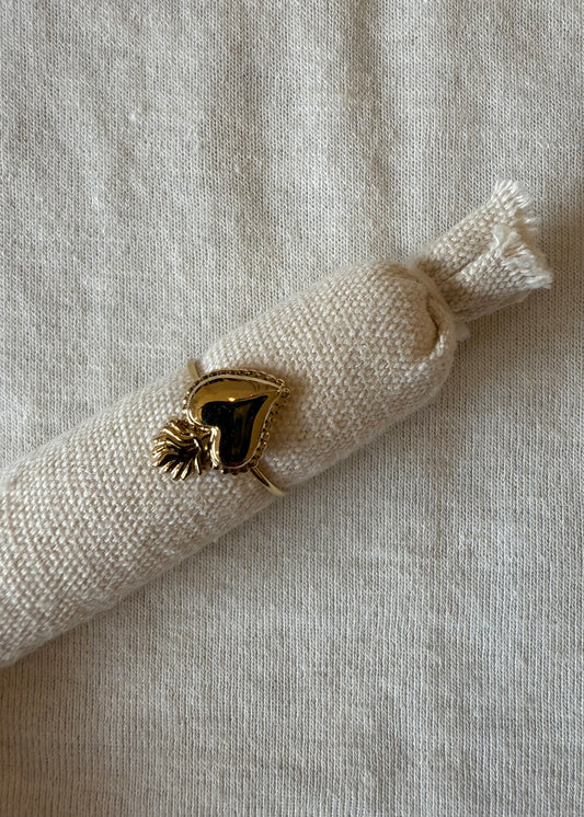ANELLO ORO CUORE SACRO - MARYGIÒ