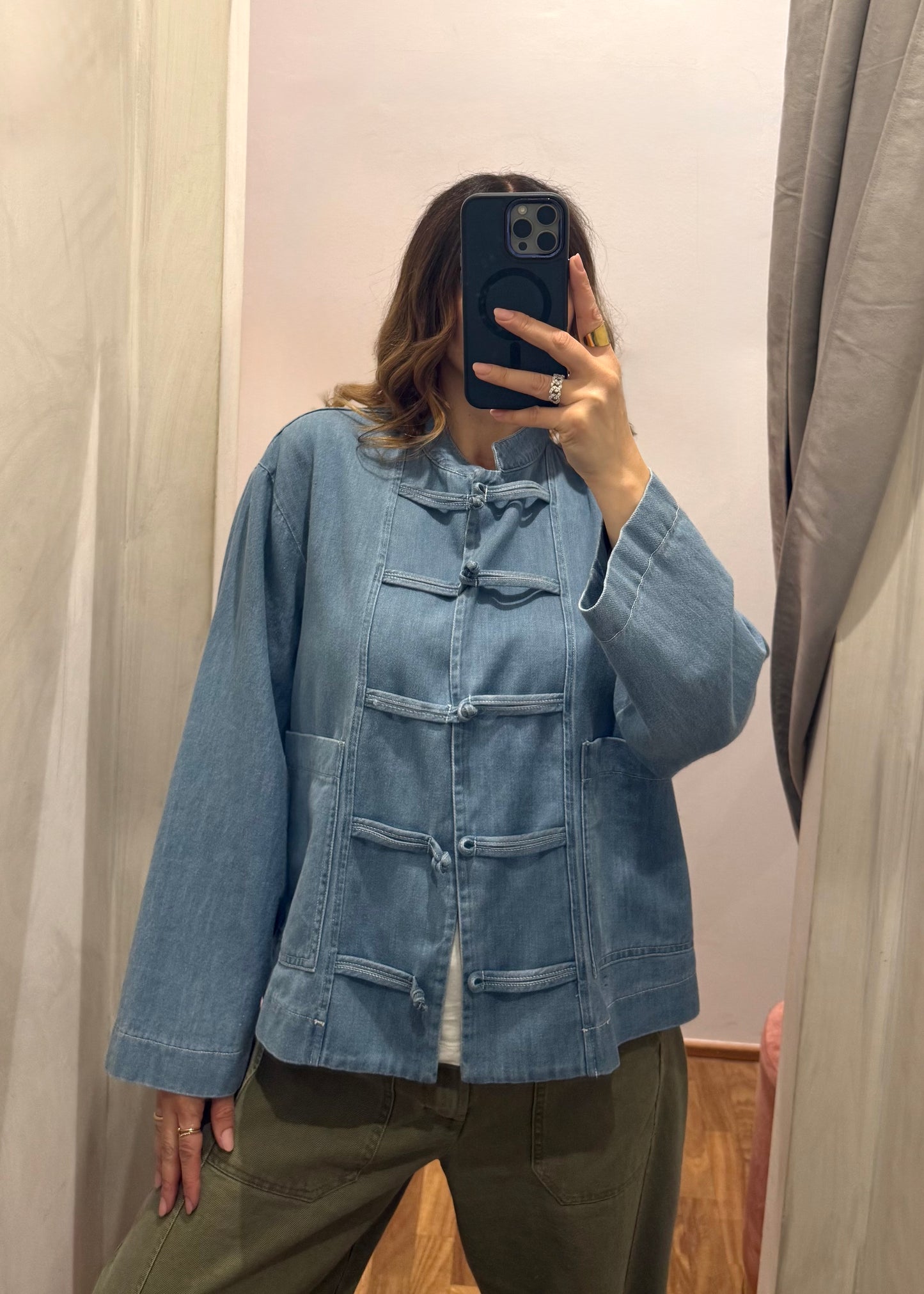 Giacca in Denim con Alamari - SUSY MIX - MARYGIÒ