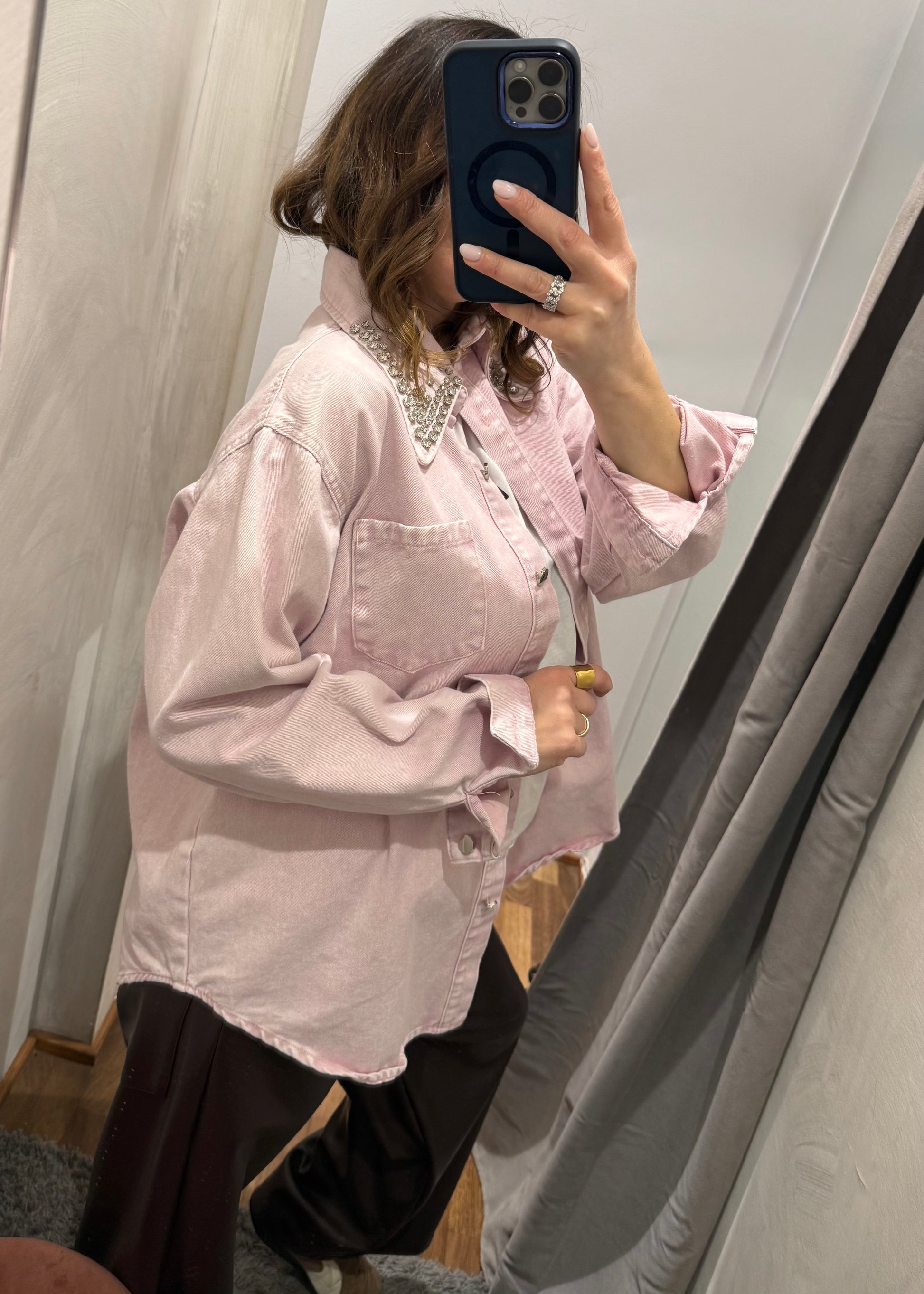 Camicia Denim Rosa - SUSY MIX - MARYGIÒ